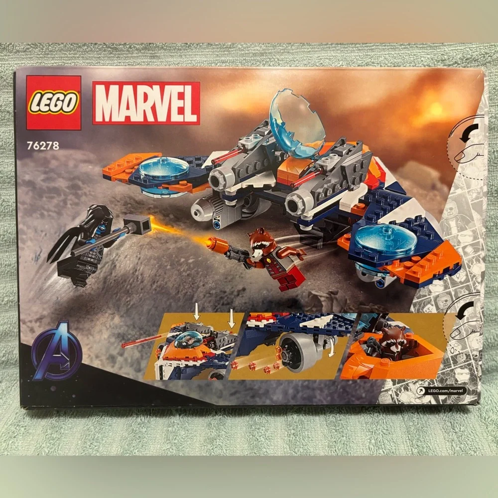 LEGO Marvel The Infinity Saga Rocket's Warbird vs. Ronan 76278 NIB 290 piece - Picture 3 of 6